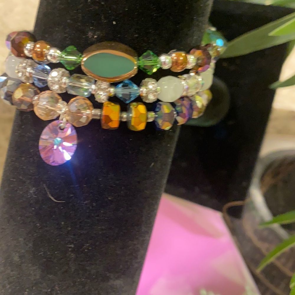 Made w/ Swarovski: Stack Bracelet.